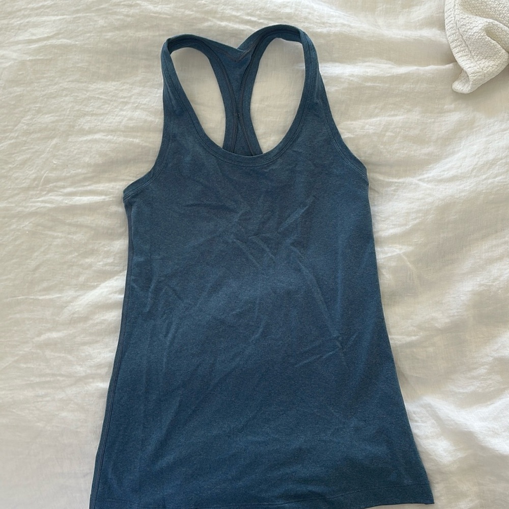 Blue Lululemon tank